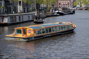 Amsterdam Circle Hattı Gezi Gemisi Amsterdam 22-4-2024 Hollanda