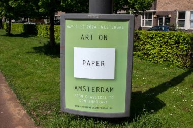 Amsterdam 2-5-2024 Billboard Sanat Kağıt üzerinde