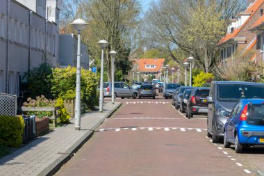 Amsterdam 'daki Ploegstraat Sokağı Hollanda 19-4-2023
