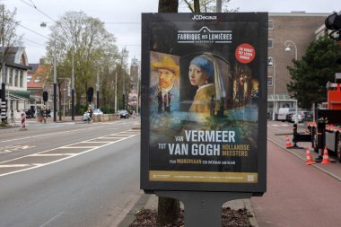 Billboard Fabrique Des Lumieres Müzesi Sergisi Van Vermeer Tot Van Gogh Sergisi Hollanda 21-3-2024
