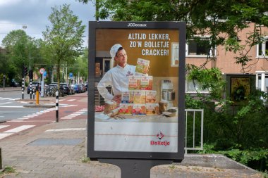 Billboard Bolletje Cracker Amsterdam 'da Hollanda 22-4-2024