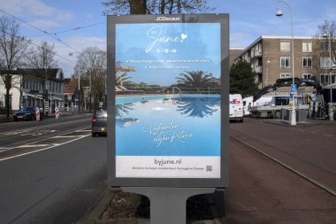 Billboard Byjun.nl Amsterdam 'da Hollanda 18-3-2024