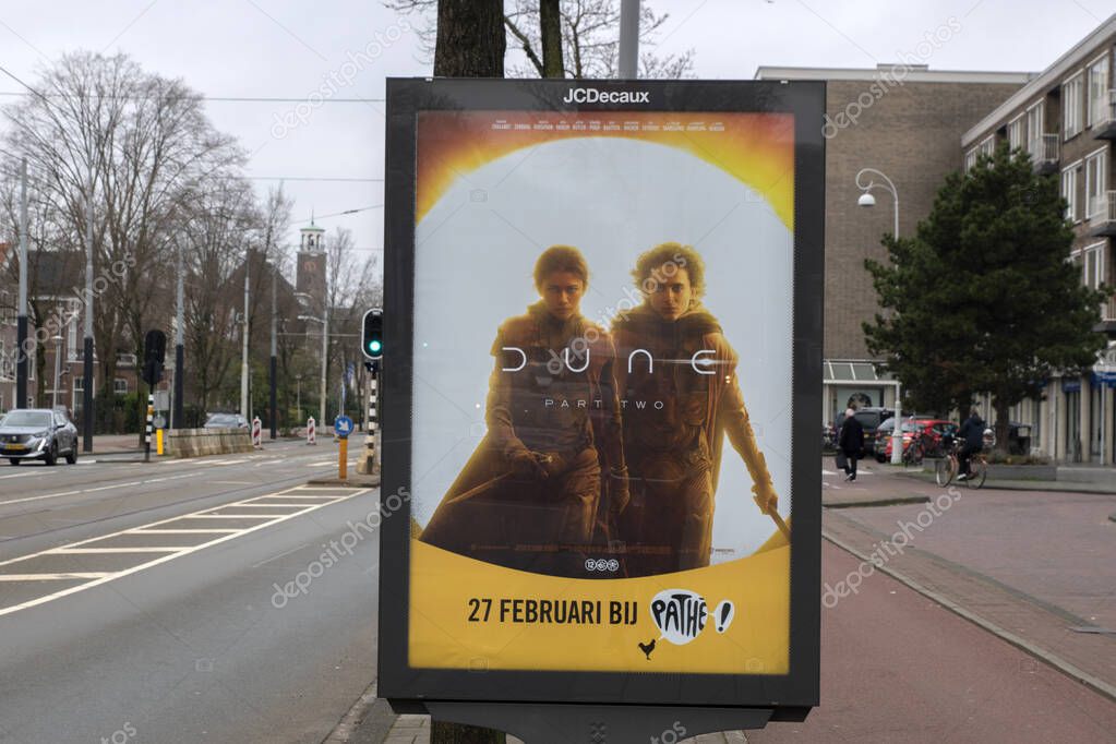 Billboard Dune Part Two At Amsterdam The Netherlands 21-2-2024