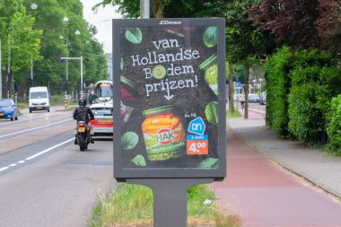 Amsterdam 'daki Billboard HAK Şirketi Hollanda 1-6-2023