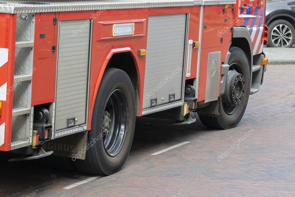 Side View Department Truck At Amsterdam The Netherlands 29-5-2023