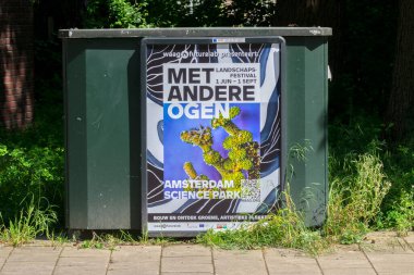 Billboard Landschapsfestival Andere Ogen ile Amsterdam 'da buluştu. Hollanda 27-5-2023