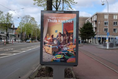 Billboard Ikea Amsterdam 'da Hollanda 4-4-2024