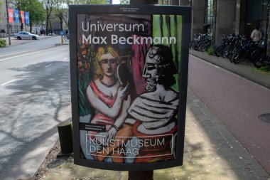 Billboard Kunstmuseum Den Haag Universum Max Beckmann Amsterdam 'da 29-4-2024