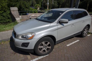 Volvo XC 60 Araba Amsterdam 'da Hollanda 19-5-2024