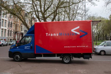 Trans Misyon Şirketi Kamyonu Amsterdam 'da Hollanda 26-3-2024