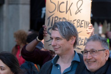 Tuur Elzinga Amsterdam 'da Irkçılığa Karşı Gösteri 19-3-2022