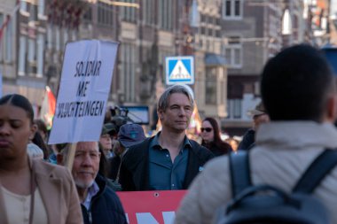 Tuur Elzinga Amsterdam 'da Irkçılığa Karşı Gösteri 19-3-2022