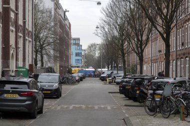 Tweede Van Swindenstraat Caddesi Amsterdam 20-3-2024 Hollanda