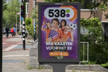 Billboard Radyo 538 Amsterdam Hollanda 30-5-2024