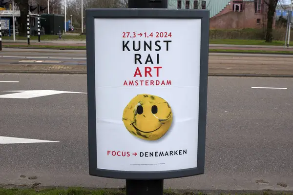 Billboard Kunst Rai Amsterdam 'da Hollanda 9-3-2024