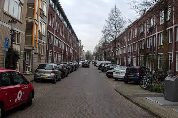 Amsterdam 'daki Reinwardtstraat Sokağı' nda Görünüm Hollanda 20-3-2024