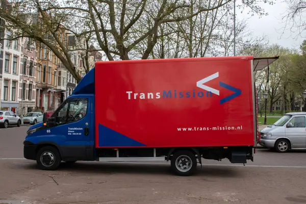Trans Misyon Şirketi Kamyonu Amsterdam 'da Hollanda 26-3-2024