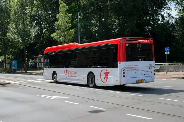 Transdev Otobüs Numara 320 Amsterdam 'da Hollanda 29-6-2024