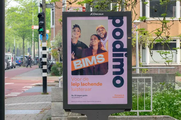 Billboard Podimo Amsterdam 'da 6-5-2023