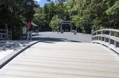 Ise Grand Shrine Köprüsü Ise Japonya 'da 30-8-2024