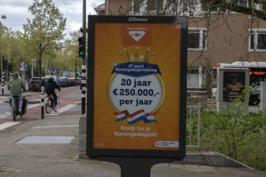 Billboard Staatsloterij Kingday Amsterdam 'da 18-4-2024