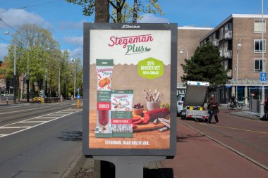 Billboard Stegeman Plus Amsterdam 'da Hollanda 10-4-2024