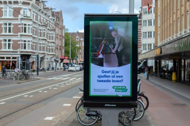 Billboard Rijksoverheid Amsterdam Geri Dönüşüm Projesi Hollanda 17-6-2024