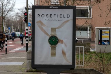 Amsterdam 'daki Billboard Rosefield Hollanda 20-2-2024