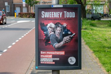 Billboard Sweeny Todd Diemen Müzikali Hollanda 14-5-2023