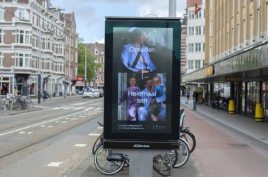 Amsterdam 'da Billboard Uber 17-6-2024 Hollanda