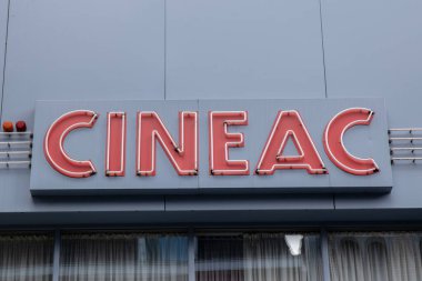 Amsterdam 'da Sinema Logosunu Kapat Hollanda 23-3-2024