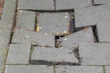 Amsterdam 'da Hasarlı Taşları Kapatın Hollanda 21-4-2023