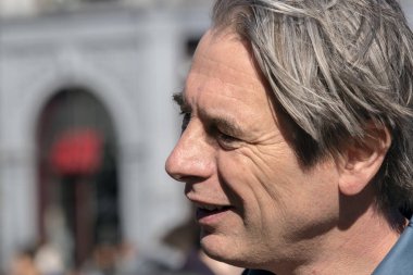 FNV Başkanı Tuur Elzinga Amsterdam 'da 19-3-2022