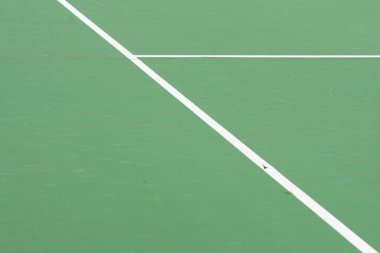 Amsterdam 'daki Bir Tenis Sahasının Yakın Çizgileri Hollanda 28-3-2023