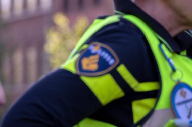 Amsterdam 'da Polis Logosunu Kapat Hollanda 13-5-2024