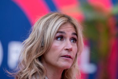 Wendy Van Dijk 'i Amsterdam' daki Huishoudbeurs sergisinde kapatın. Hollanda 18-2-2023