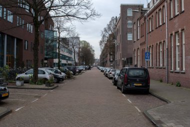 Domselaerstraat Caddesi Amsterdam Hollanda 20-3-2024