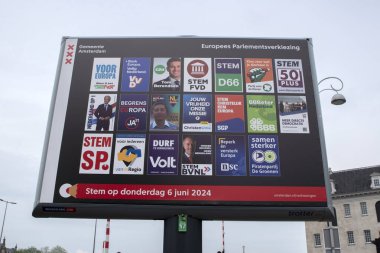 Amsterdam 'daki Seçim Bildirgesi Hollanda 24-5-2024