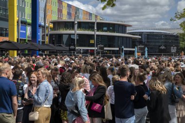Hollanda 4-7-2024 Amsterdam Taylor Swift 'in gösterilerine hazırlanın.