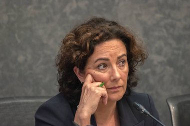 Femke Halsema Amsterdam 'da Hollanda 10-5-2024