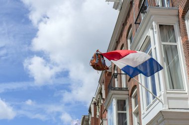 UVA Üniversitesi Amsterdam 'daki Öğrenci Gösterisinde Özgür Filistinli Grup Hollanda 13-5-2024