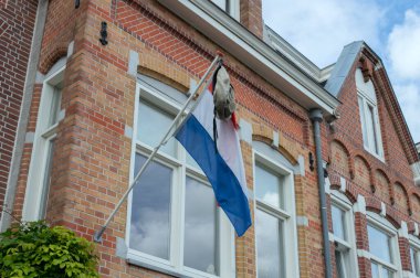 UVA Üniversitesi Amsterdam 'daki Öğrenci Gösterisinde Özgür Filistinli Grup Hollanda 13-5-2024