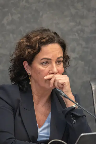 stock image Femke Halsema At The Public Meeting At The Raadszaal Building Amsterdam The Netherlands 10-5-2024