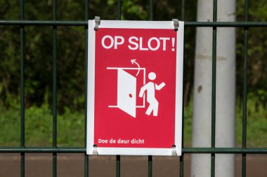 Amsterdam Kapısı 'nın Kapısı' nı kapatın. Hollanda 10-4-2024.