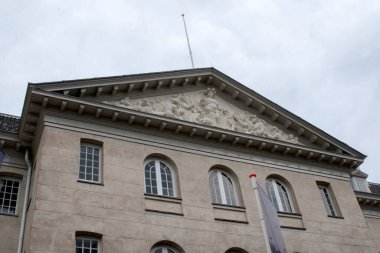 Front Part Building Scheepvaartmuseum Museum Amsterdam Hollanda 24-5-2024