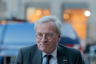 Jaap De Hoop Scheffer Amsterdam Baraj Meydanı 'nda Hollanda 17-1-2023