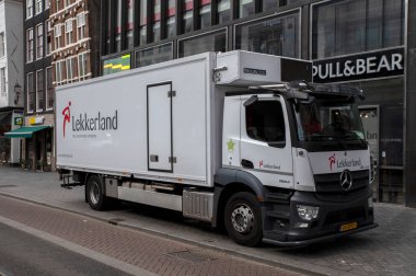 Lekkerland Şirketi Kamyonu Amsterdam 27-5-2024