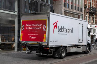 Lekkerland Şirketi Kamyonu Amsterdam 27-5-2024