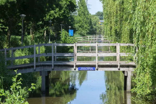 Stock image Johnny Repbrug Bridge At Amsterdam The Netherlands 16-6-2023