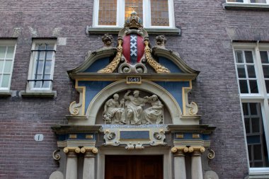 Amsterdam 'da 1 Numaralı Spinhuissteeg Hollanda 22-4-2024